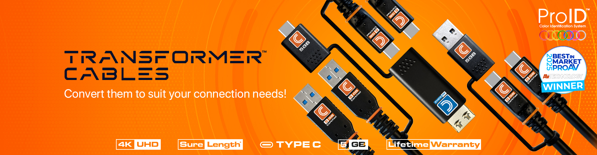 Award-Winning Transformer™ Cables