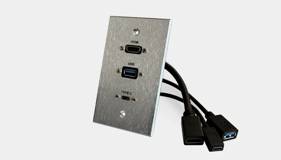 Brushed Aluminum Wall Plates