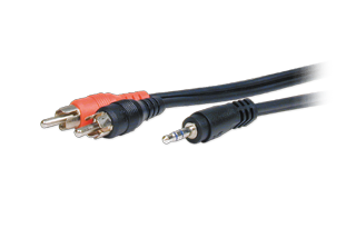 Cable de audio de 3,5mm (1/8) a rca - AH205R - MaxiTec