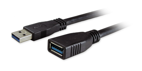 Pro AV/IT Active USB 3.0 A Male to Female Extension Cables with Booster(s) - Plenum and Non-Plenum