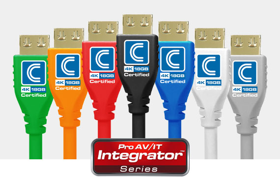 Integrator Series 4K HDMI Cables