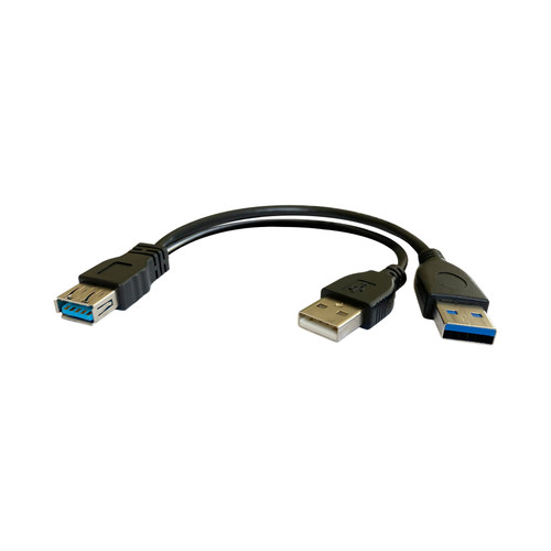 USB 3.0 Power Injector Adapter Cable with up to 5Gbps Data Transfer