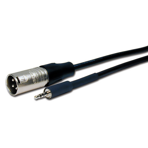 Standard Series XLR Plug to Stereo 3.5mm Mini Plug Audio Cable 6ft