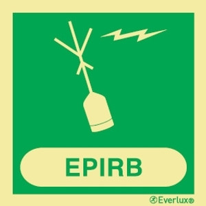 Everlux Self-adh 200x200 EPIRB complem. text  | IMPA 334114