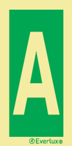 Everlux Self-adhe 200x400 Letter A- | IMPA 334210