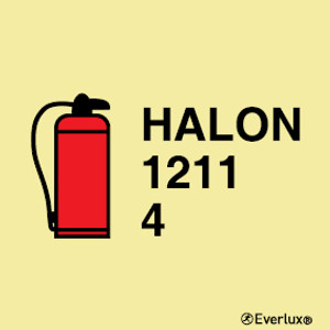 Everlux Adh 150x150 Halon1211 port FireExting4Kg | IMPA 336081