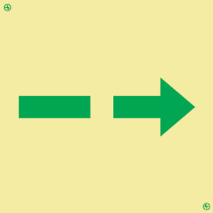 Everlux Self-adh 200X200 Secondary means escape | IMPA 336071