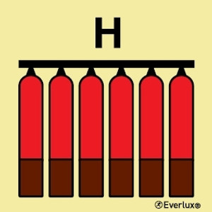 Everlux Adh 150x150 Gas fixed fireexting battery | IMPA 336828