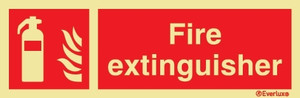 Everlux 400x120 Fire extinguisher complem. text | IMPA 336140