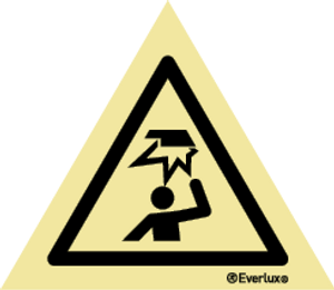 Everlux 0150 Overhead obstacle warning sign | IMPA 337502