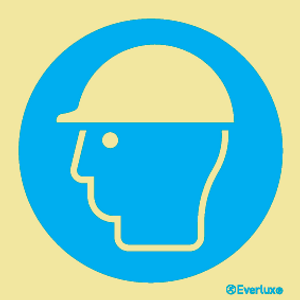 Self-Vinyl 100x100 Wear head protec-mandat. | IMPA 335642