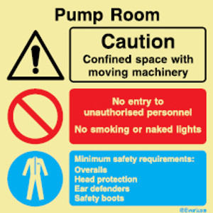 Rigid plastic 300x300 Pump room | IMPA 333137