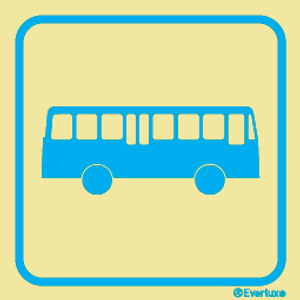 Everlux 200x200 Bus sign  | IMPA 332434