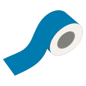 Self-adhe vinyl 25mx50mm Fresh water  | IMPA 332141