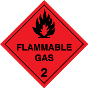 Self-Vinyl 200x200 flamm. gases Class 2.1 | IMPA 332207
