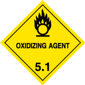 Rigid plastic 200x200 Oxidizing substances 5.1 | IMPA 332213