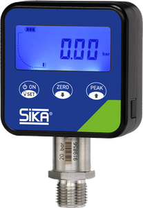 Digital Pressure-Reference Gauge | Range: -1…20 bar | Accuracy: +/- 0.2%FS; Zero Point: -1 bar (absolute).