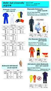 BOILERSUIT COTTON FASTENER, TYPE WHITE SIZE LL