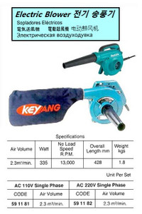 ELECTRIC BLOWER H/AIR 220V AC