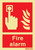 Everlux Self-adhe 300x400 Fire alarm sign  | IMPA 336121