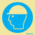 Rigid plastic 150x150 Wear head protec-mandatory | IMPA 335642