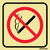 Everlux Self-adhe 150x150 No smoking sign  | IMPA 332420
