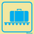 Self-adhe vinyl 300x300 Baggage claim area sign | IMPA 332415