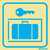 Everlux Self-adhe 150x150 Baggage lockers sign | IMPA 332418