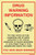 Everlux 150x200 Drug warning information sign  | IMPA 331537