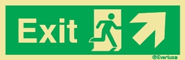 Everlux 300x100 Exit-forward up to the right | IMPA 334403