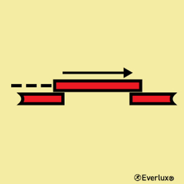 EverluxAdh 200X200 A sliding door self-closing  | IMPA 336035