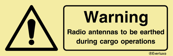 Everlux 400x150 Warn. radio antennas to earthed | IMPA 337578