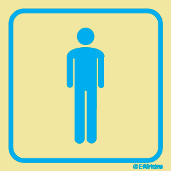 White rigid plastic 400x400 Toilets (men)  | IMPA 332410