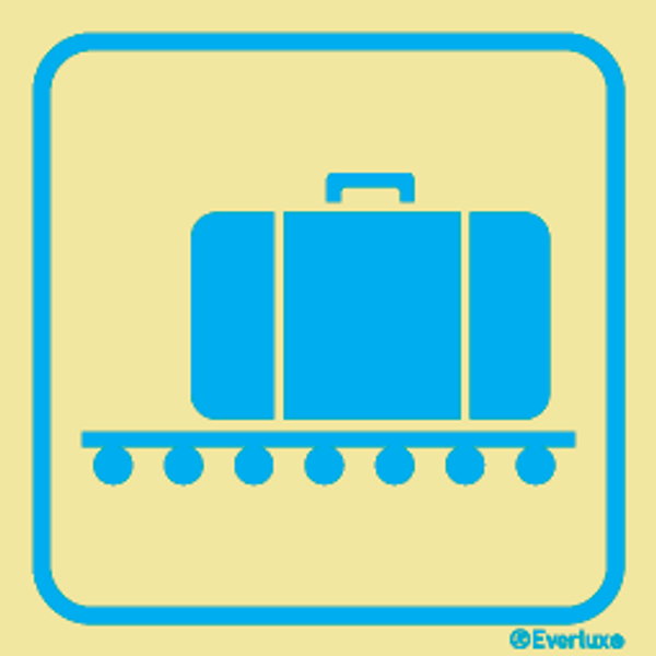 Self-adhe vinyl 200x200 Baggage claim area sign | IMPA 332415