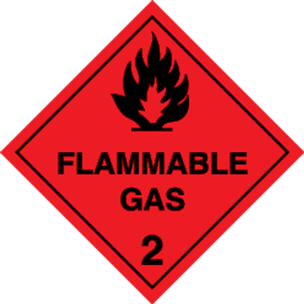 Self-Vinyl 250x250 flamm. gases Class 2.1 | IMPA 332207