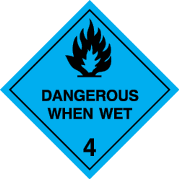 Rigid plastic 400x400 Subst emit flam gases 4.3 | IMPA 332212