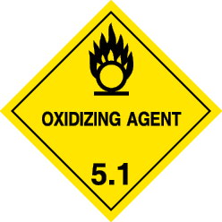 Self-Vinyl 100x100 Oxidizing substances 5.1 | IMPA 332213