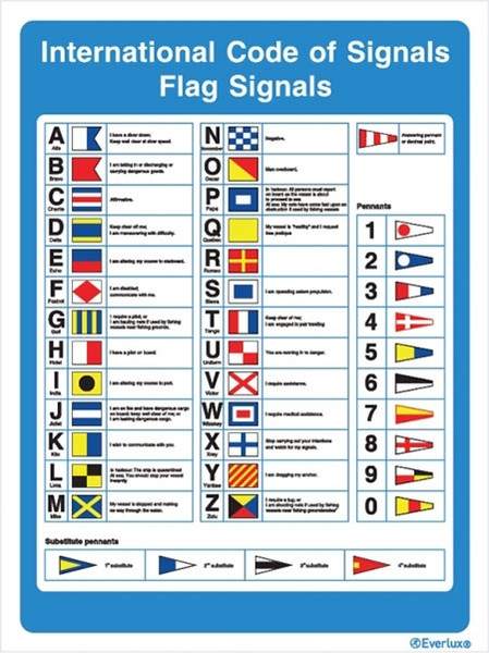 Self-Vinyl 300x400 Interna.code of signals Flag  | IMPA 331579