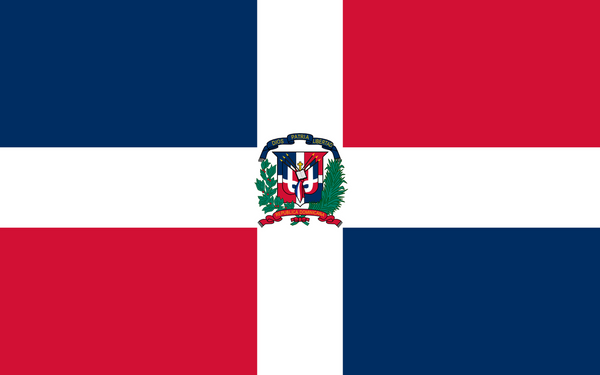 Dominica Republic Flag (4X6)
