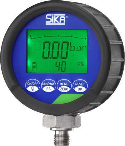 Digital Pressure-Reference Gauge; PMgaugeD2-3 | Range: -1…3 bar  [-14…43 psi].