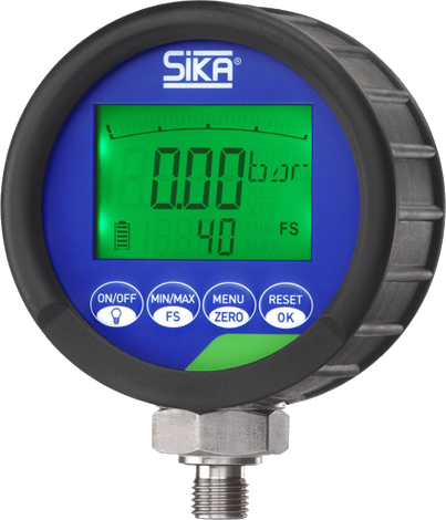 Digital Pressure-Reference Gauge; PMgaugeD2-60 | Range: -1…60 bar  [-14…870 psi]