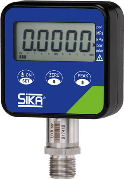 Digital Pressure-Reference Gauge | Range: -1…2.5 bar | Accuracy: +/- 0.05% FS; Zero Point: -1 bar (absolute). Interface: RS232.