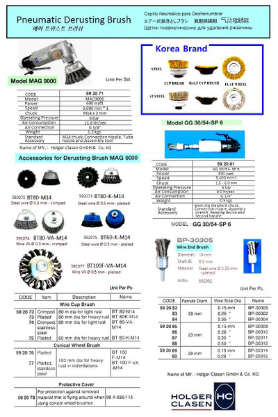 WIRE BRUSH W/6MM SHANK,FERRULE DIA 23MM,WIRE DIA. 0.15MM,BP-30308