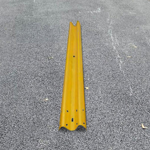 3.2m Yellow Powder Coated Effective Armco Barrier Beam 3.2m Yellow Powder Coated Effective Armco Barrier Beam