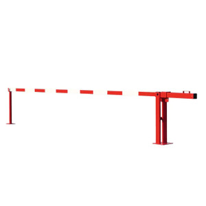 Boom Barrier with Swing Strut Counterweight