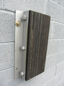 Poly Laminated Rubber Dock Bumper – 600 x 380 x 105 mm Poly Laminated Rubber Dock Bumper – 600 x 380 x 105 mm