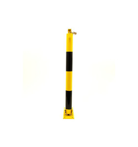 Fold Down Parking Post With Combination Padlock Fold Down Parking Post With Combination Padlock