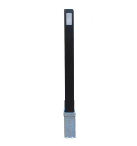 Removable Black Security Post & Reflective Pads Removable Black Security Post & Reflective Pads