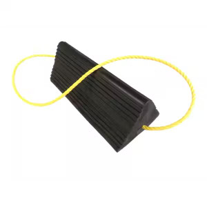 Ribbed Rubber Aircraft Wheel Chock Ribbed Rubber Aircraft Wheel Chock