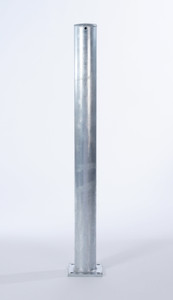 Galvanised Steel Plain Bollard 1000mm Above Ground Galvanised Steel Plain Bollard 1000mm Above Ground